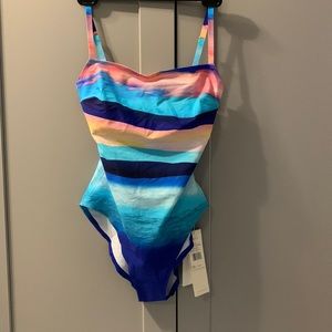 Gottex Sunrise Print Swimsuit size 8